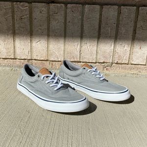 Sperry Striper II CVO Canvas Sneaker Size 10 Grey